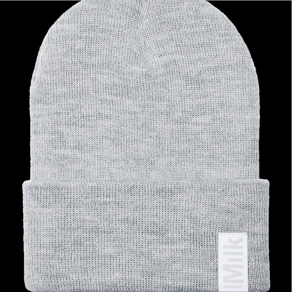 milk makeup gray beanie - Picture 1 of 2